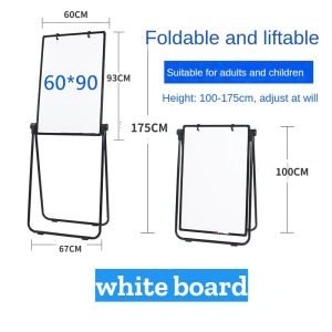 MONKEY 60*90CM White Board 2 Sided Whiteboard with Stand Flipchart Board Magnetic Aluminum Frame