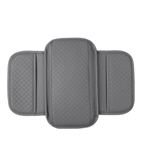 Leather Car Armrest Cushions Adjustable Car Center Console Pad Upgrades For Enhances Comfort & Convenient Storage Pockets