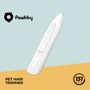 Pawbby Pet Hair Trimmer (MG-FP001)  R-Shape Round Ceramic Blade 3W Low Noise Motor Battery Operated