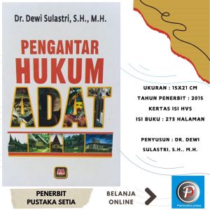 PENGANTAR HUKUM ADAT ~ PUSTAKA SETIA