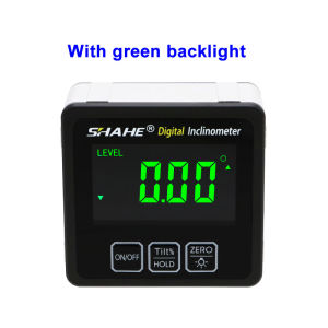 SHAHE Digital Angle Finder Gauge 360 Degree Protractor Inclinometer with Backlight Electronic Level Angle Tool for WoodworkingConstruction and Machinery