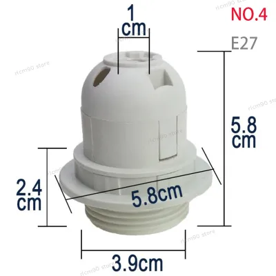 Screw E14 E27 M10 LED Light Bulb Base Cap Power Holder Electric Pendant Socket Lamp Shade Converter 220V 110V WB5SG