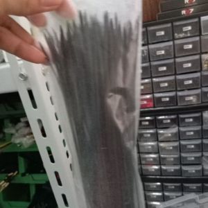 Kabel ties 30cm Putih/ hitam isi 100 Tali Serut Pengikat Plastik ORI