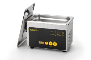 Ultrasonic Cleaner Machine Jewelry Cleaner 0.8L 35W 42kHz 220V Touch Operation Dual Mode Cleaning Ultrasonic Bath with Baske