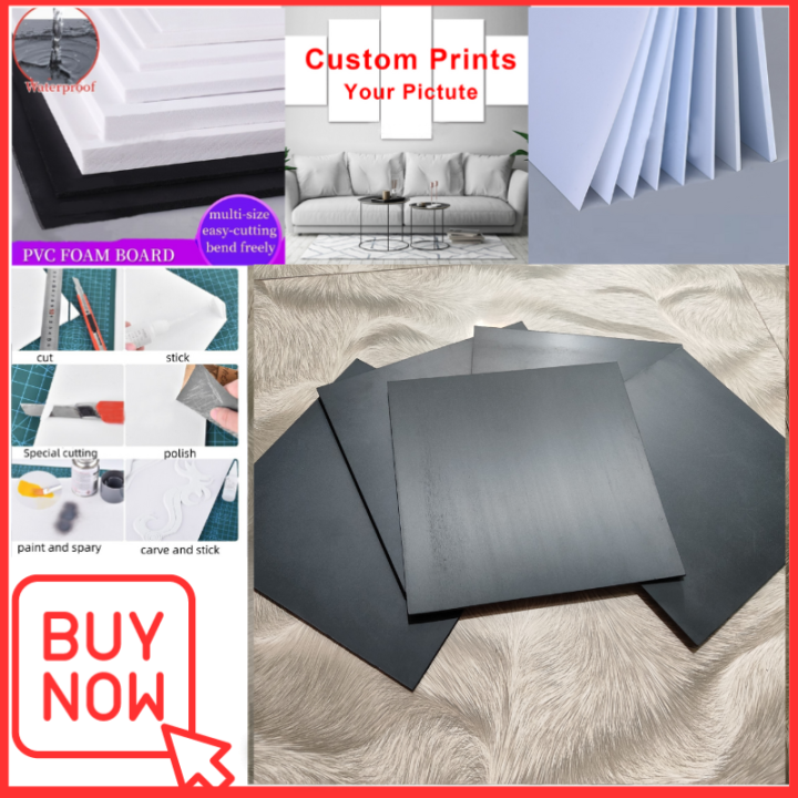 Sintra Board 8X8 BLACK ,3 PCS EACH(HIGH STANDARD) Quality Sintra Board