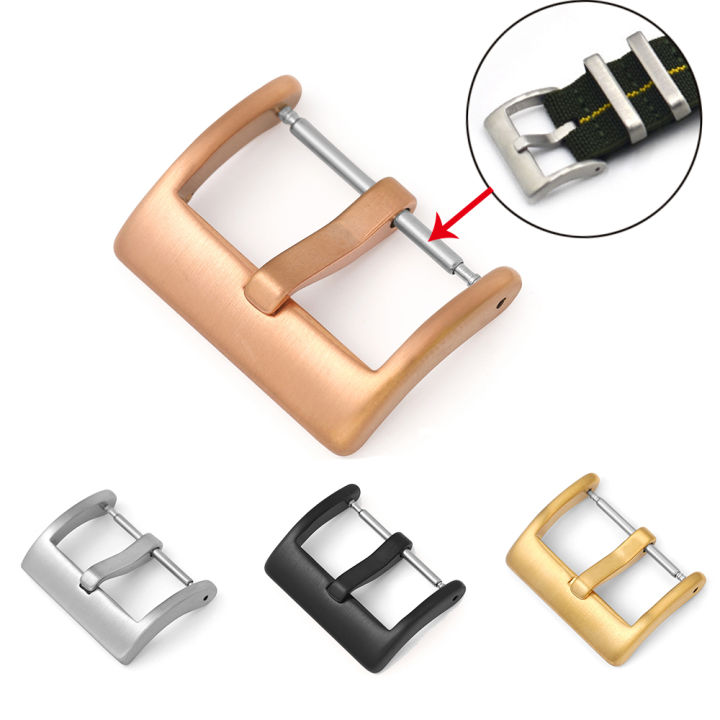 16mm 18mm 20mm 22mm Solid Watch Buckle Stainless Steel Watch Strap