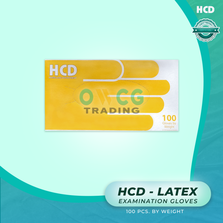 Hcd Latex Small Medium Large Extra Small Gloves White 100 PCS Hcd latex small medium large extra small gloves white 100 pcs