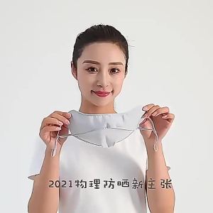 ขี่จักรยานผ้าไหมน้ำแข็งใบหน้าหน้ากากป้องกันแสงแดดยูวีปรับระบายอากาศผ้าพันคอล่าสัตว์วิ่งกีฬาหน้ากากผ้าพันคอผู้ชายผู้หญิง