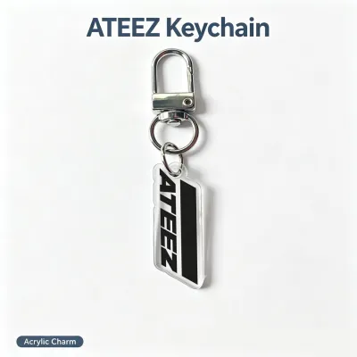 KPOP ATEEZ Acrylic Keychain 3 Designs Bag Pendant Kpop Fans Accessories