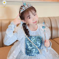 Girls Princess Crowns Crystal Hairband Romantic Bride Hair Accessories for Women Kid Cosplay Party Wedding Jewelry Headwear. 