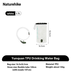 Naturehike 1.5L 2L 3L Tpu Hiking Running  Climbing  Lightweight Portable Drinking Bag Cycling Hydration Bladder Water Bag