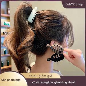 Hàng có sẵn✨ Frosted cao ponytail Clips rắn màu chuối Clip phụ nữ tóc phong cách phụ kiện thời trang ponytail barrettes tóc vuốt kẹp tóc