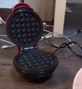 REDBUZZ Electric Waffle Maker - Mini Breakfast Waffle and Egg Cake Pan for Delicious Eggettes
