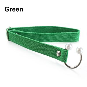 MODERNLUX Adjustable Locking High Heels Lazy Shoelace Anti-skid Straps Bundle Shoelace U-shaped Pearl Ankle Tie Band