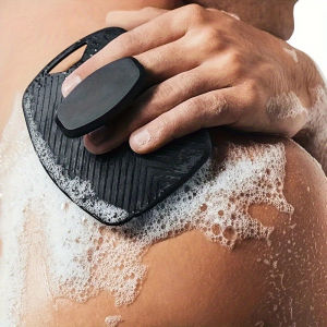 Silicone Soft Bath Brush Painless Exfoliating Body Scrubber Skin Cleansing and Dead Skin Removal