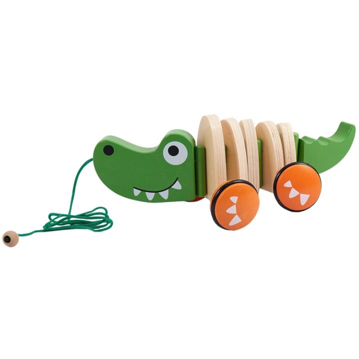 (ZYMB) Wooden Pull Toy Wooden Car Children'S Toys Wooden Cartoon ...