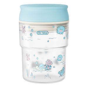 Dr.isla 280ML แก้วน้ำของเด็ก แก้วน้ำเด็กสำหรับฝึกดื่ม ปลอดภัยสำหรับการกัด ทำจากวัสดุ PP เกรดอาหาร ปลอดภัยและไม่มีสารพิษ สามารถฆ่าเชื้อที่อุณหภูมิสูงได้ แก้วน้ำสำหรับทารก WC32 earlybird