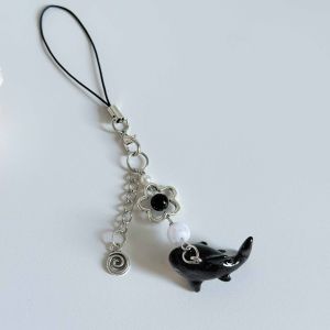 RUCHO Ocean Theme Mobile Phone Chain Marine Animal Y2k Unique Phone Lanyard Aesthetic Handmade Shark Phone Charm Phone Accessories