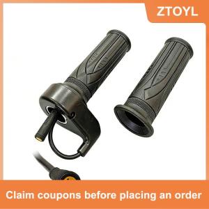 【ZTOYL】 1 cặp 20x Scooter tốc độ ga xử lý 12V đến 72V cho 22.2mm Tay Lái Xe đạp điện ga với 3 pin kết nối không thấm nước