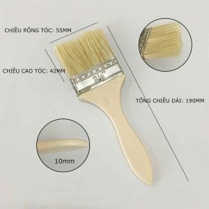 Cọ Quét Sơn Bảng Vuông Dày Loại TốtChổi cọ quét sơn bảng vuông đủ size to nhỏ mềm mại chắc chắn LAZYL