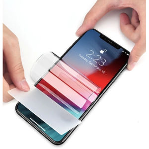 Hydrogel Screen Protector IPHONE 11 11 Pro 11 Promax X XS XSMAX XR SE 3 2022 SE 2 2020 8 8+ 7 7+ 6 6S 6+ 6S+ Anti Gores Hidrogel Jelly Clear Bening Transparan Full Cover Pelindung Layar Depan Tempered Glass Glas Kaca Ful Ip Pro Max Plus +