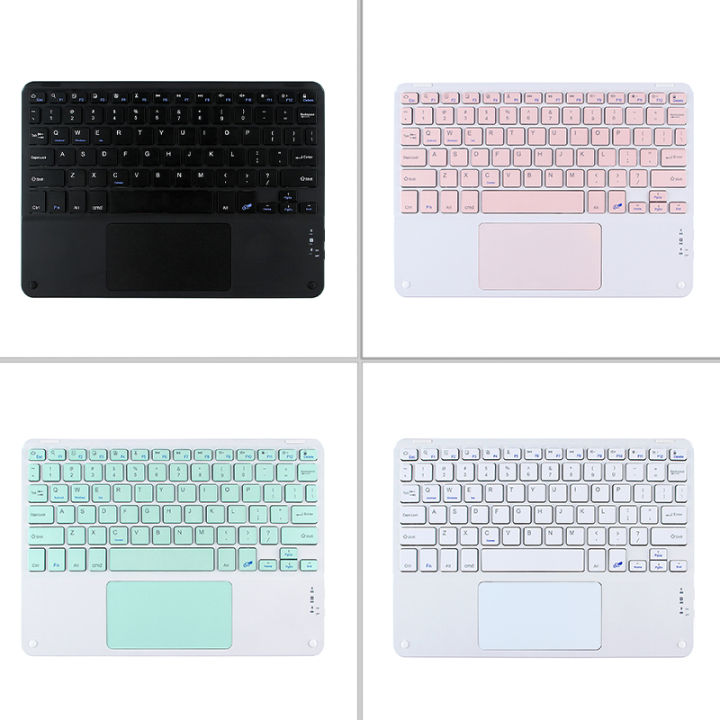 Wireless Keyboard Bluetooth Keyboard with TouchPad Support Android ...