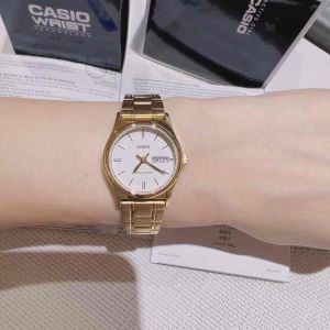 AUTHENTIC CASIO STAINLESS STEEL WOMEN WATCH LTP-V006G-7B