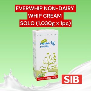 SUN-IN SIB Everwhip Whipping Cream 1030g Korean-Quality Cream for Cakes Coffee Solo Duo Triple
