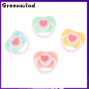 【Greenwind】 5pcs ตุ๊กตาขนาดเล็กน่ารักตุ๊กตาตุ๊กตาเล่น House Supplies Dummy หัวนมสำหรับ OB11 BJD ตุ๊กตาเด็กของเล่นเด็กทารกอุปกรณ์จุก