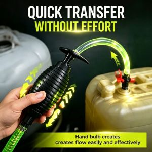 1pcs Universal Hand Fuel Pump Kit Fuel Car Fuel Tank Sucker Oil Transfer Fuel Pump Petrol Diesel Liquid Manual Pump Fuel Saver