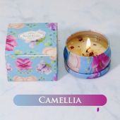 🇸🇬🔥SG STOCK🔥With Gift Box Home Scented Candle Dry Flower Handmade Natural Soy Aromatherapy Wax Fragrance Birthday Christmas Teachers Day Gift