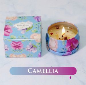 🇸🇬🔥SG STOCK🔥With Gift Box Home Scented Candle Dry Flower Handmade Natural Soy Aromatherapy Wax Fragrance Birthday Christmas Teachers Day Gift