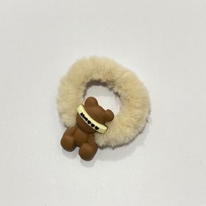 GU Ikat Rambut Bulu Lembut Fashion Korea Import Scrunchie Bulu Lucu Ikat Rambut Korea Karakter