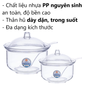 COMBO 2-5 Hũ GiA Vị Hũ Sate Tròn Trong Suốt Có Muỗng Dựng Hành Tỏi Mắm Ớt Sa Tế Quán Ăn