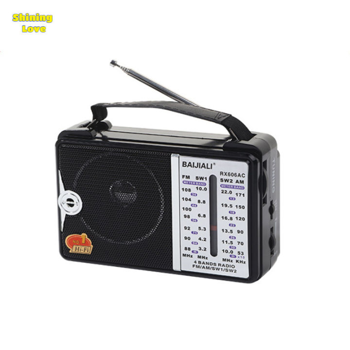 Radio Piles Radio Portable AM/FM - Excellente Réception DSP | Haut-Parleur 5W | Alimentation Piles/USB | Idéale Maison, Extérieur, Urgences Réception Radio Claire