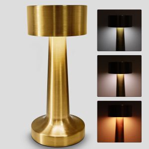 Smart Desk Lamp Touch Sensor Wireless Bedroom Light Adjustable Three Light-Color USB Charging Desk Lamp