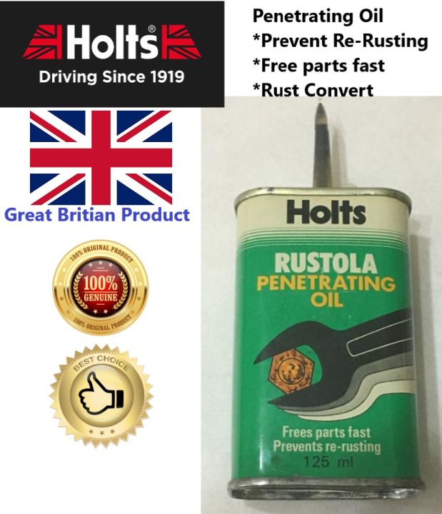 Holts Rustola Oil Anti Rust Prevent Re Rusting Free Parts