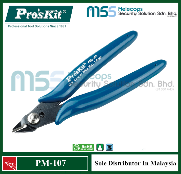 Pro'skit PM-107 Micro Cutting Plier (130mm) | Lazada