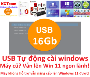 USB CỨU HỘ - CÀI ĐẶT - SỬA LỖI LAPTOP & PC - TRONG 5 PHÚT