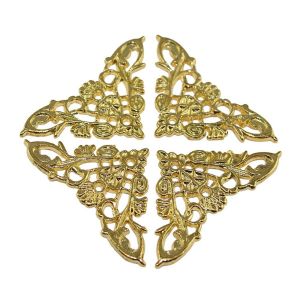 DNFIWN3 Embellishment with Screwss Feet Leg Edge Corner Gifts Case Home Decor Furniture Hardware Scrapbook Album Corner Brackets Decorative Protector