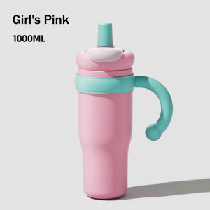 1200ml Tumbler with Handle and Straw Lid Insulated Cup Reusable Thumbler Cold Hottumbler