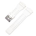 Silicone Strap for Casio G-Shock GA-100/110/140/200/400/700 800 GD-100/110/120 Men Replacement Black Gold Buckle Watch Band 16mm. 