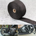 5M Auto Exhaust Pipe Wrap Heat Insulation Tapethermal wrap for motorcycle exhaust pipe elbows. 