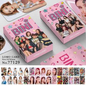 124Pcs BINI Holographic Postcards Laser Photocards Aiah Colet Maloi Gwen Stacey Mikha Jhoanna Sheena