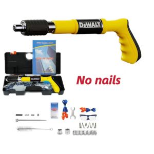{150 Nails}DEWALT Manual Nail Gun Original Heavy Duty Nail Punch Shooter Concrete Rivet Tools Steel Rivet Gun Adjustable Sound