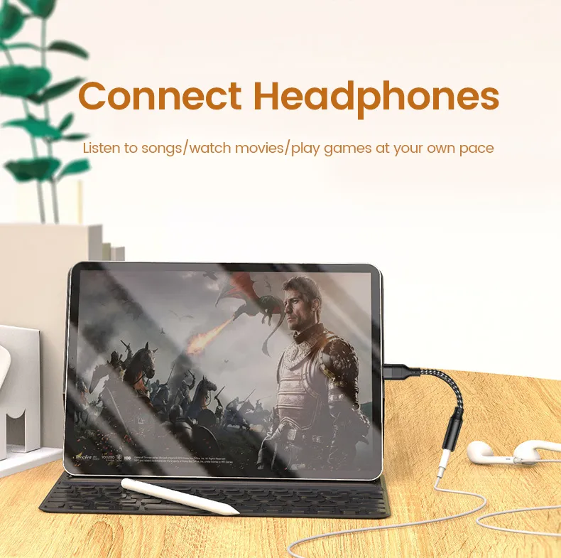 Lightning Headphones Adapter For Iphone Headphones To Computer