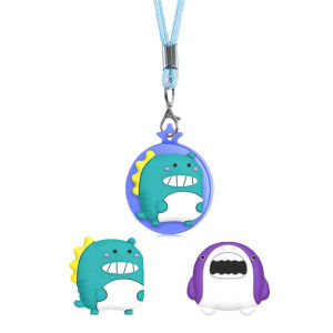 Suitable for Children AirTag Collar Support Children AirTag Adjustable Nylon Cover Silicone Accessories