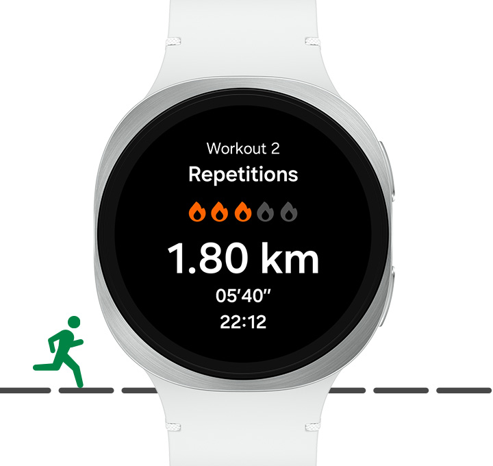 Samsung Galaxy Watch8 44mm Bluetooth Graphite นาฬิกา Smart Watch