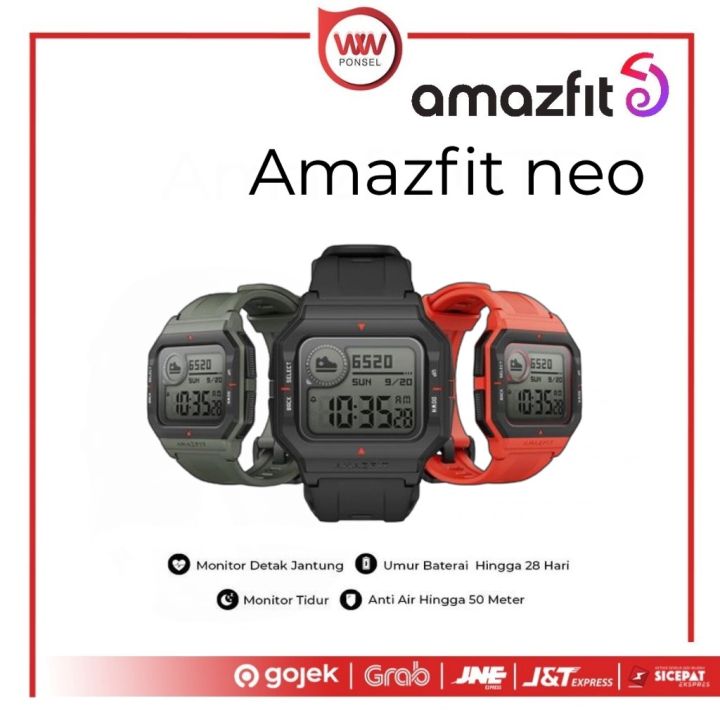 Watch Amazfit Neo Smartwatch Heart Rate 24/7 Lazada Lazada