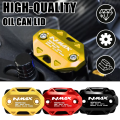 Motorcycle CNC NMAX155 Brake Fuel Cap Cover for YAMAHA AEROX155 V1 V2 V3 Fluid Reservoir. 